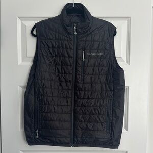Vineyard Vines Black Quilted Puffer Vest